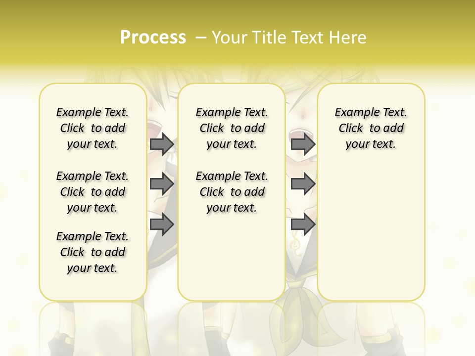 A Couple Of Anime Characters With Their Mouths Open PowerPoint Template