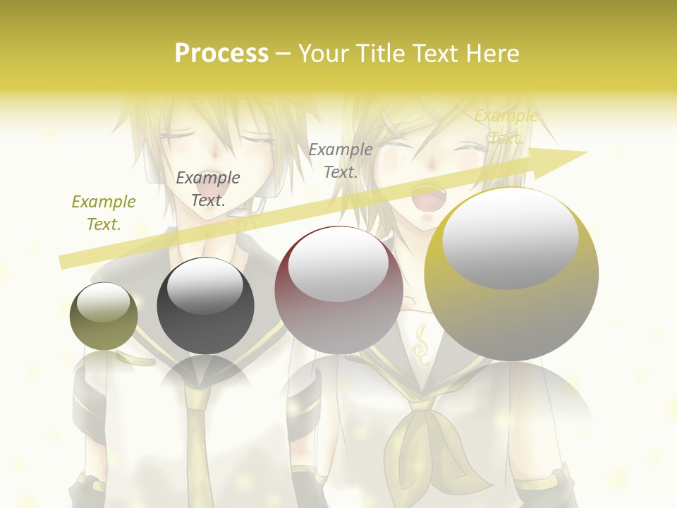 A Couple Of Anime Characters With Their Mouths Open PowerPoint Template