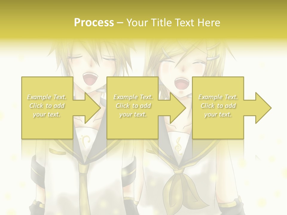 A Couple Of Anime Characters With Their Mouths Open PowerPoint Template