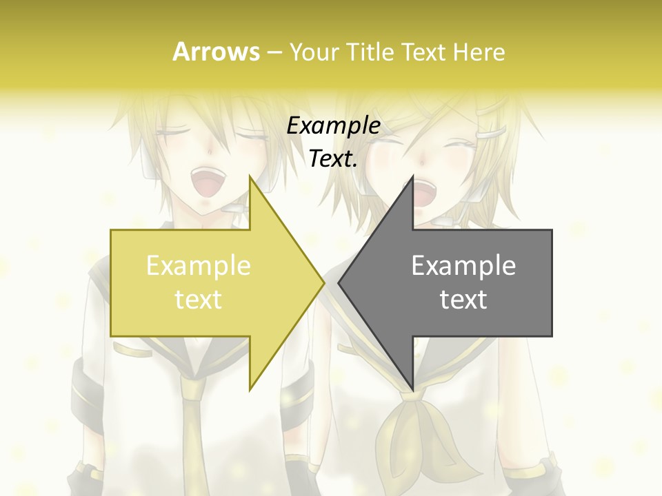 A Couple Of Anime Characters With Their Mouths Open PowerPoint Template