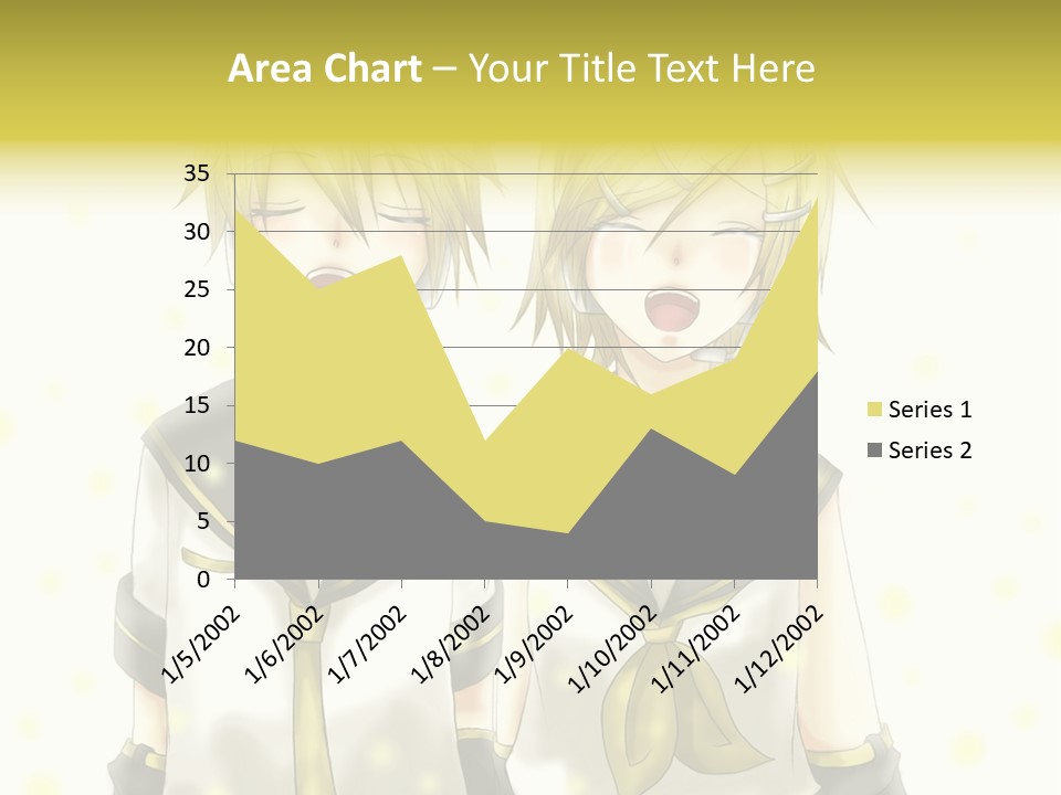 A Couple Of Anime Characters With Their Mouths Open PowerPoint Template