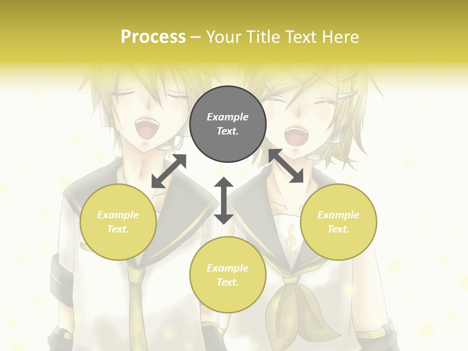 A Couple Of Anime Characters With Their Mouths Open PowerPoint Template