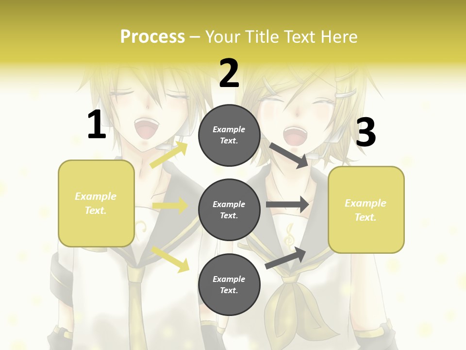 A Couple Of Anime Characters With Their Mouths Open PowerPoint Template