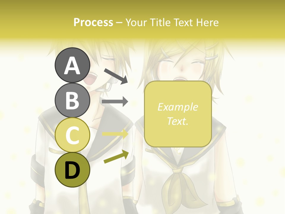 A Couple Of Anime Characters With Their Mouths Open PowerPoint Template