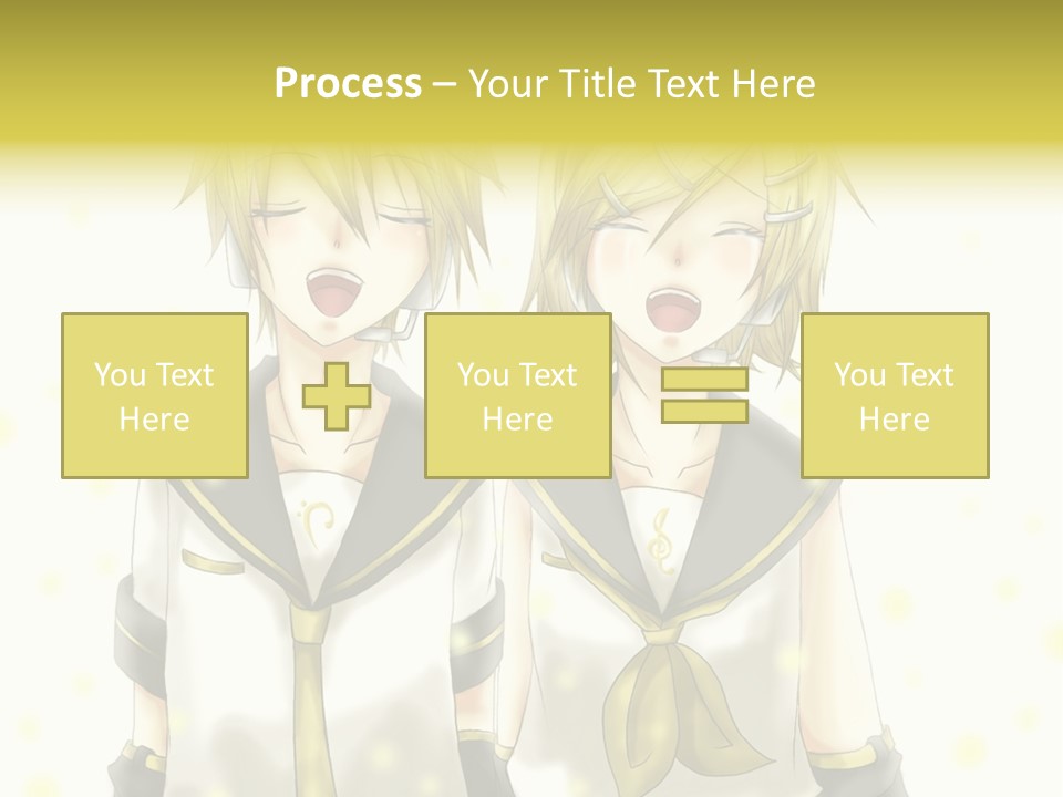 A Couple Of Anime Characters With Their Mouths Open PowerPoint Template