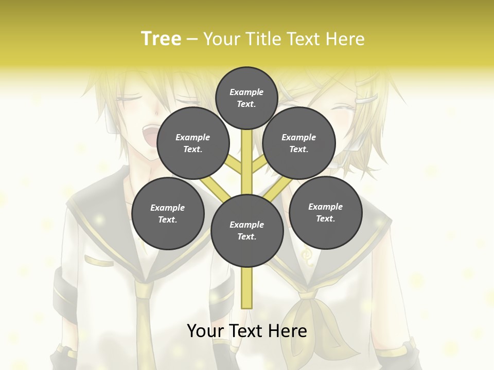 A Couple Of Anime Characters With Their Mouths Open PowerPoint Template