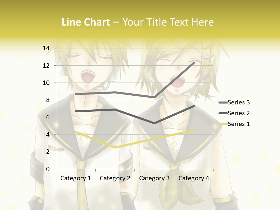 A Couple Of Anime Characters With Their Mouths Open PowerPoint Template