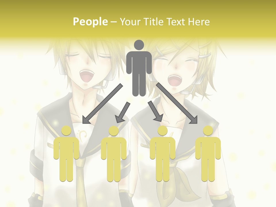A Couple Of Anime Characters With Their Mouths Open PowerPoint Template