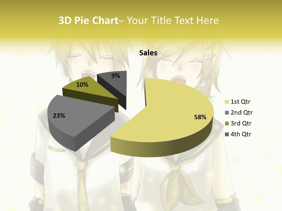 A Couple Of Anime Characters With Their Mouths Open PowerPoint Template