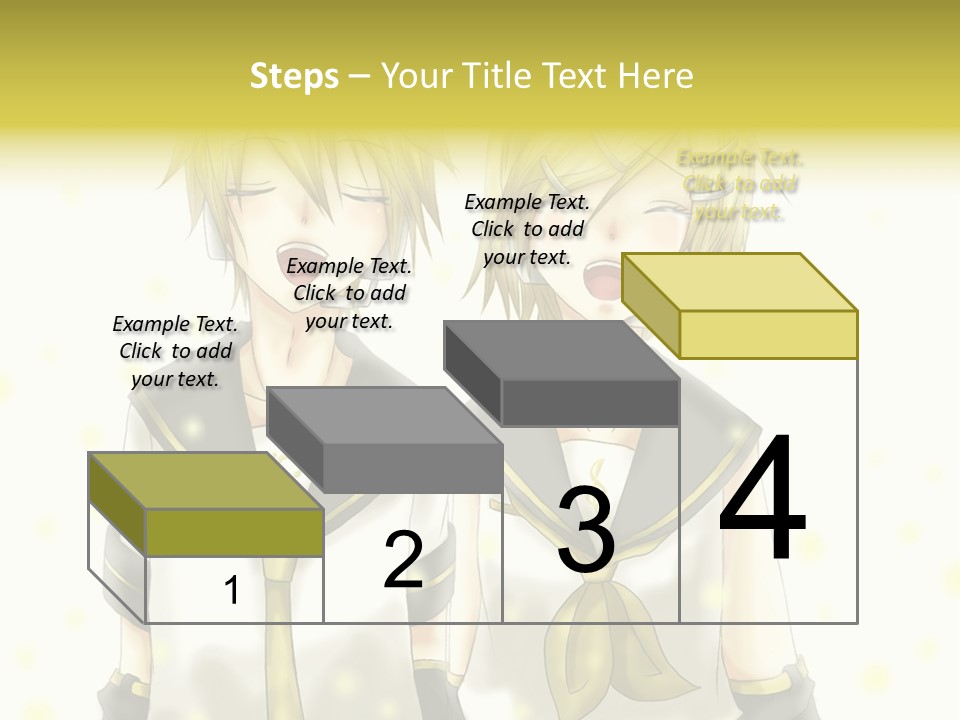 A Couple Of Anime Characters With Their Mouths Open PowerPoint Template