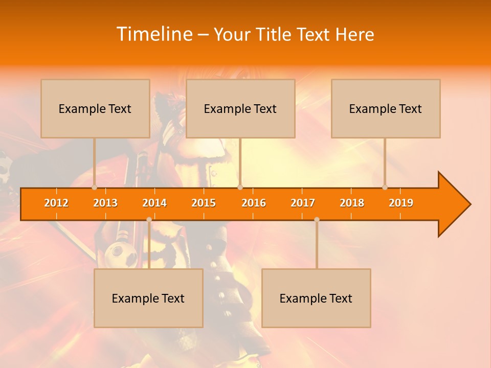 A Woman In A Costume Holding A Sword PowerPoint Template