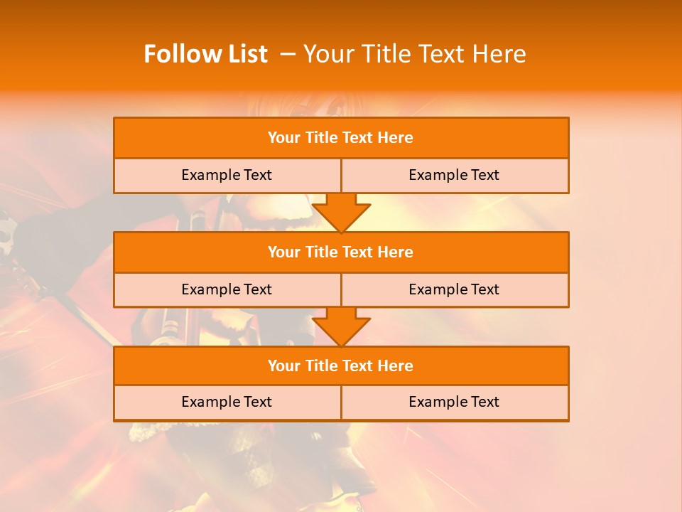 A Woman In A Costume Holding A Sword PowerPoint Template