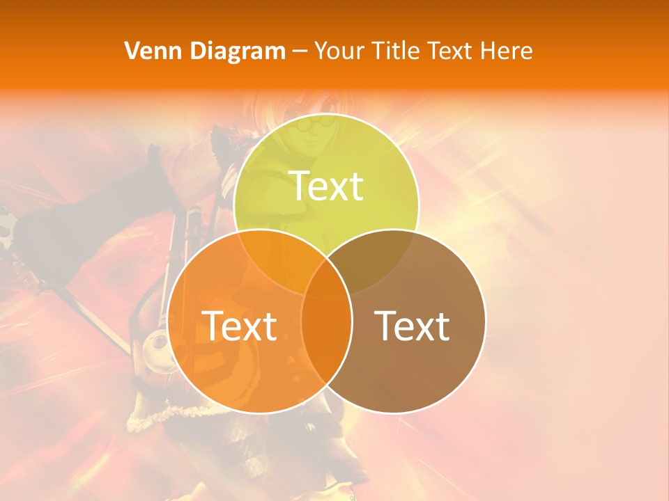 A Woman In A Costume Holding A Sword PowerPoint Template