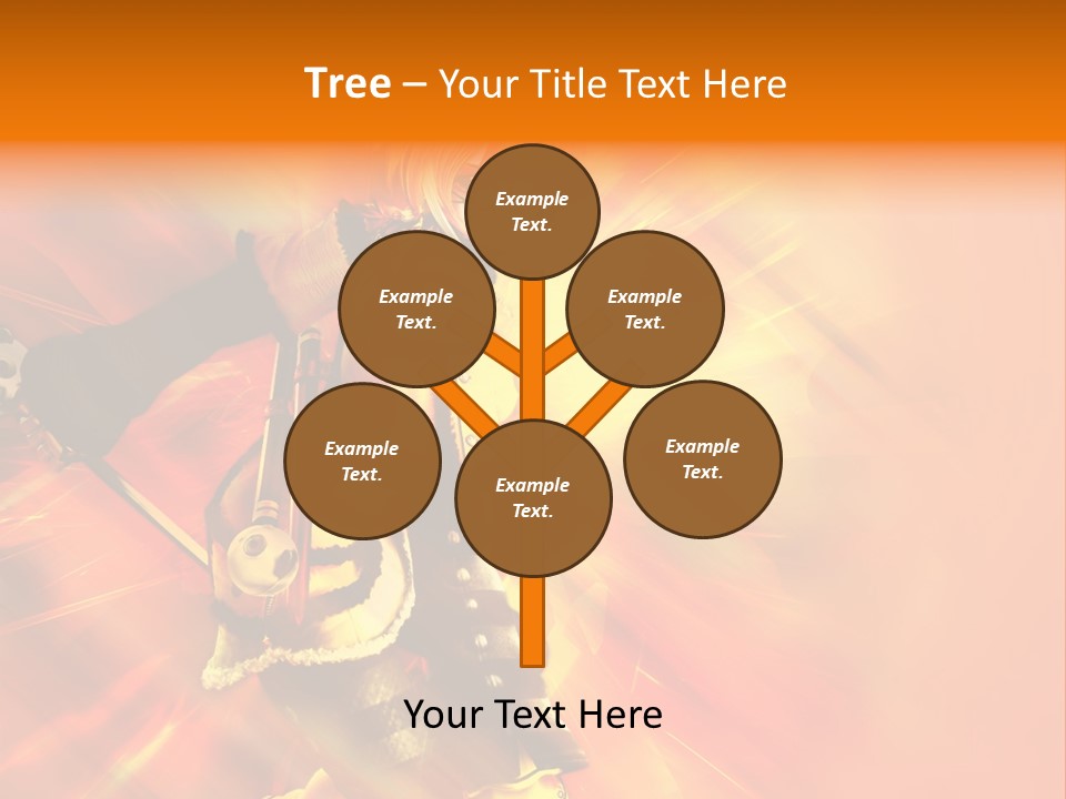 A Woman In A Costume Holding A Sword PowerPoint Template