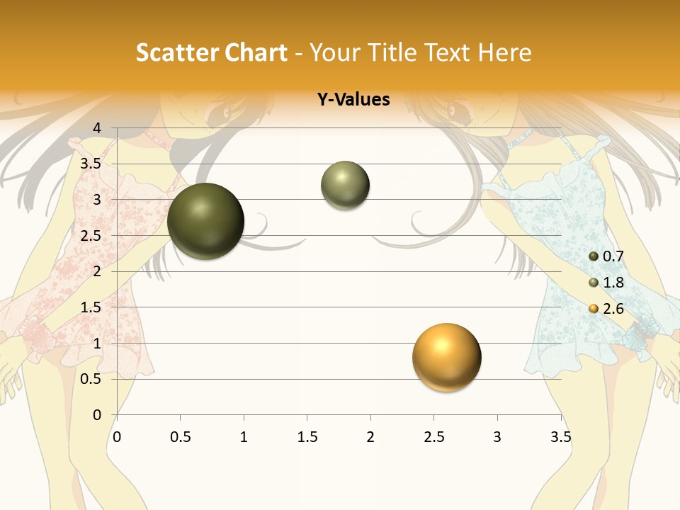 Two Girls With Long Hair Are Standing Next To Each Other PowerPoint Template