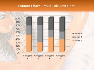 A Naked Man Laying In Bed With His Arms Up PowerPoint Template