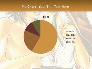 A Couple Of People Standing Next To Each Other PowerPoint Template