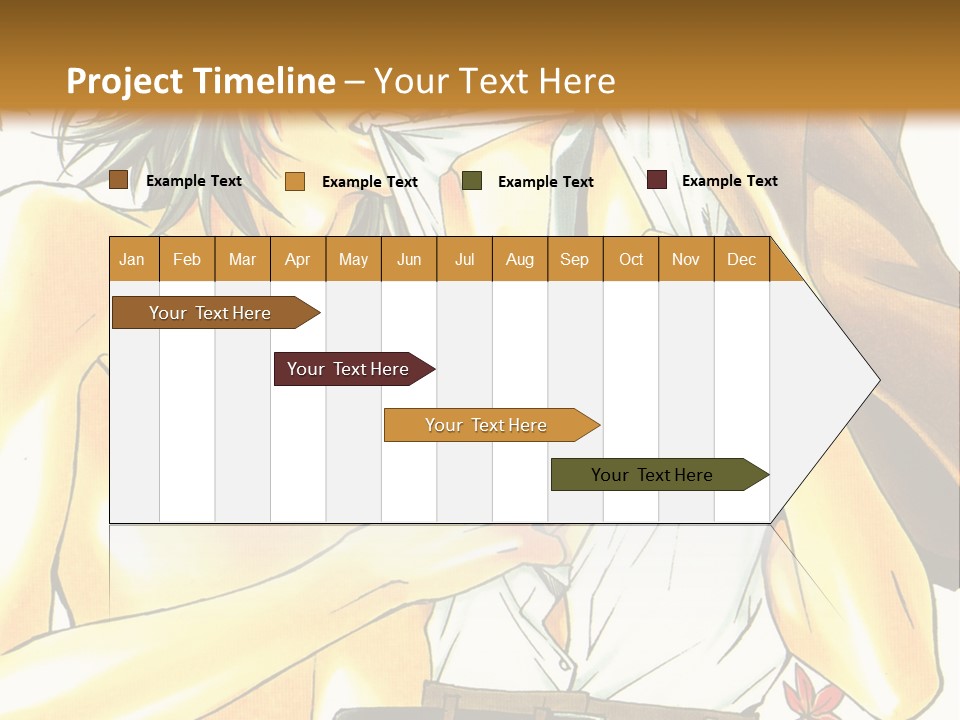 A Couple Of People Standing Next To Each Other PowerPoint Template