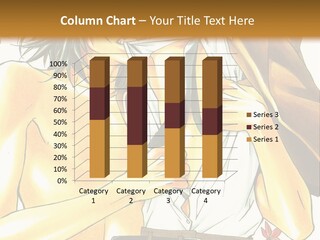 A Couple Of People Standing Next To Each Other PowerPoint Template