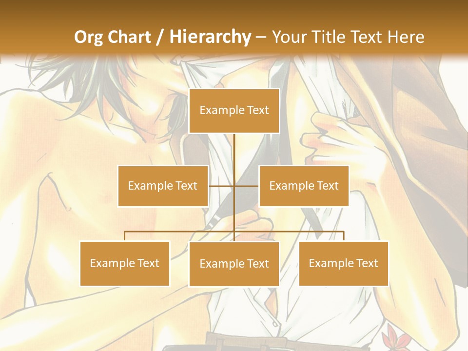 A Couple Of People Standing Next To Each Other PowerPoint Template