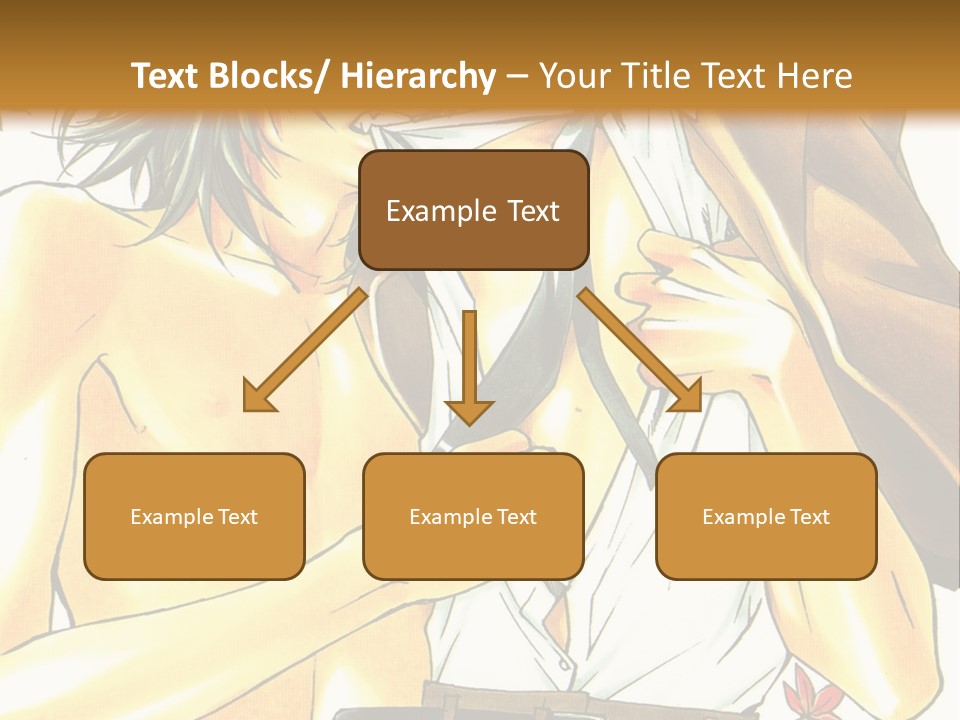A Couple Of People Standing Next To Each Other PowerPoint Template