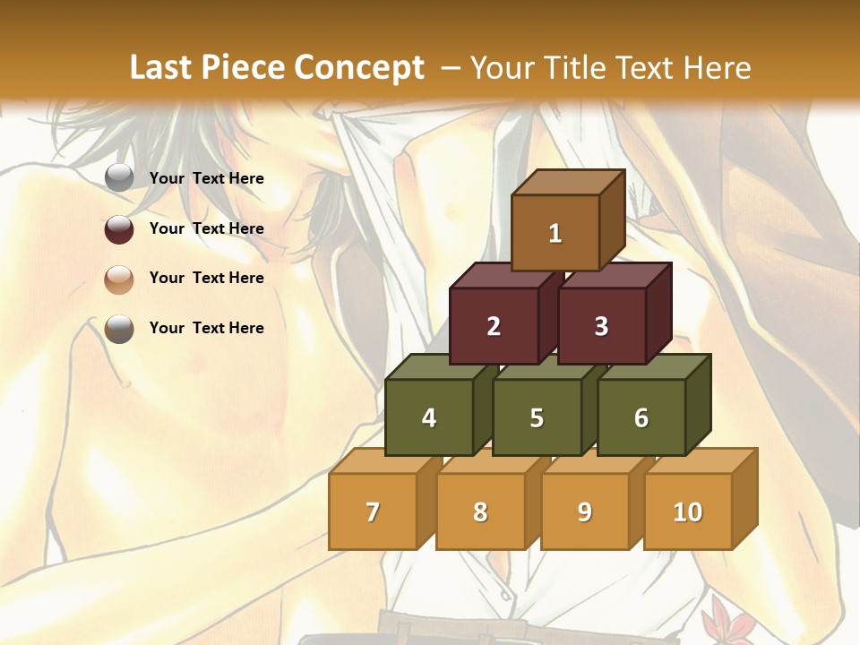 A Couple Of People Standing Next To Each Other PowerPoint Template