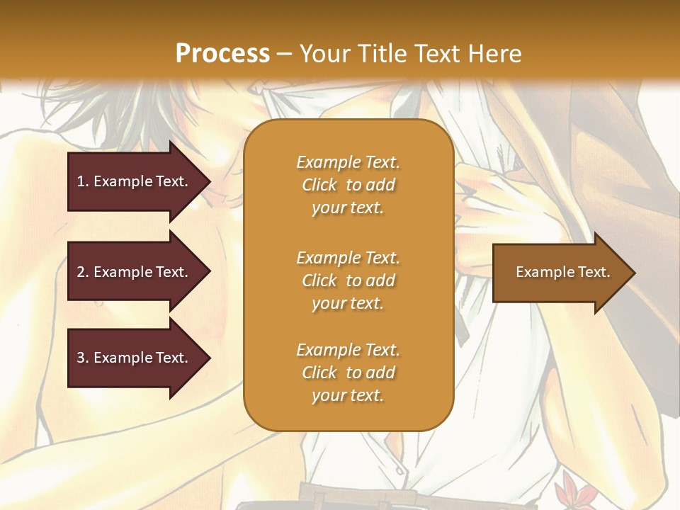 A Couple Of People Standing Next To Each Other PowerPoint Template