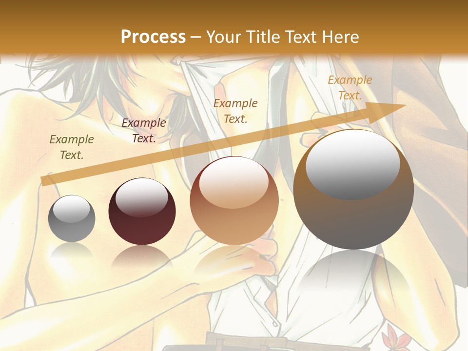 A Couple Of People Standing Next To Each Other PowerPoint Template
