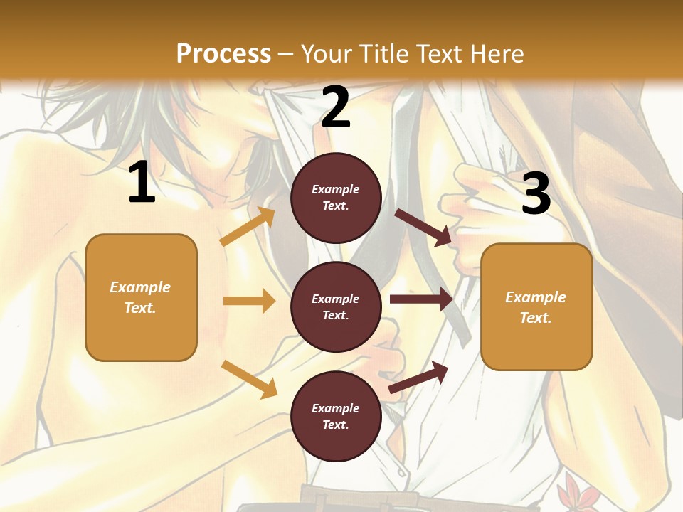 A Couple Of People Standing Next To Each Other PowerPoint Template