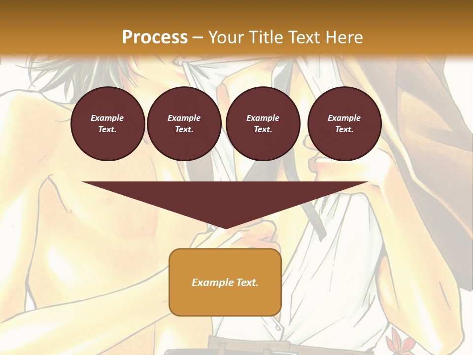 A Couple Of People Standing Next To Each Other PowerPoint Template