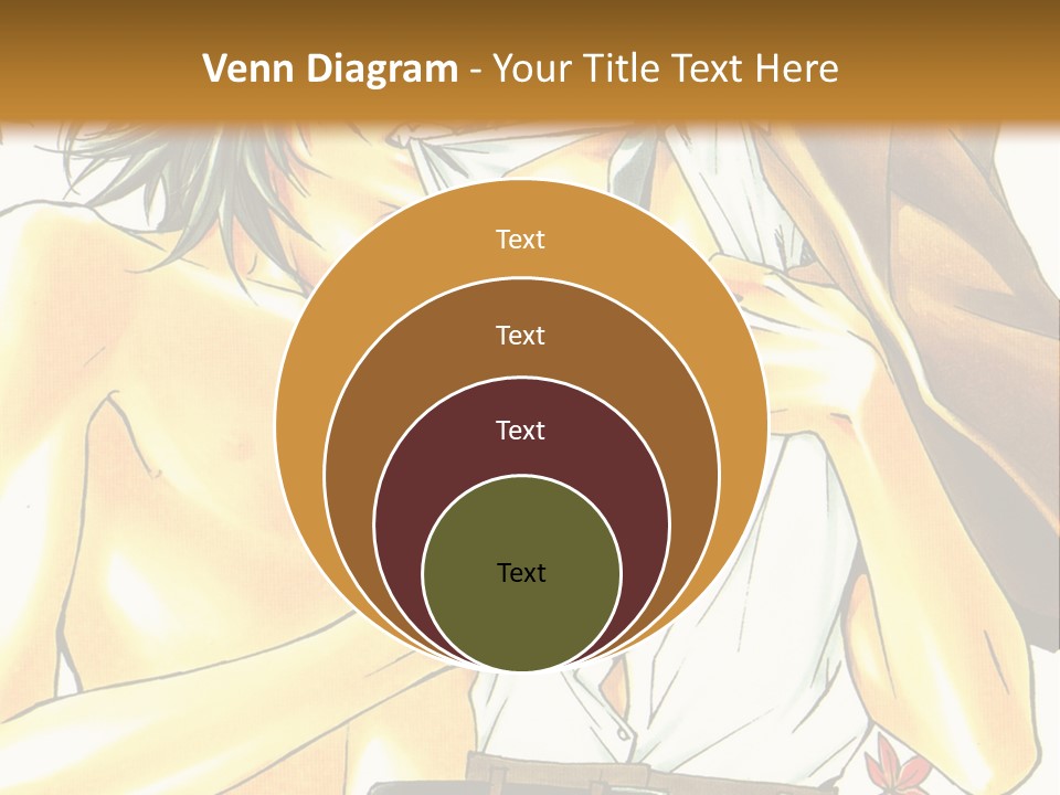 A Couple Of People Standing Next To Each Other PowerPoint Template