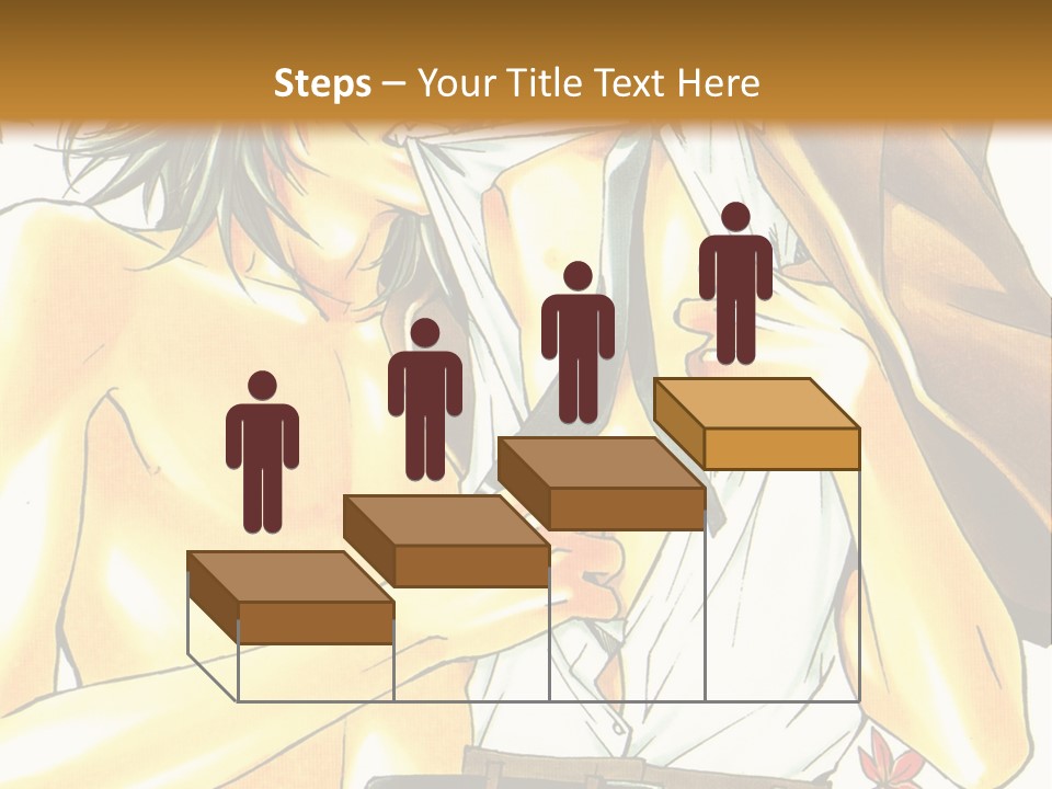 A Couple Of People Standing Next To Each Other PowerPoint Template