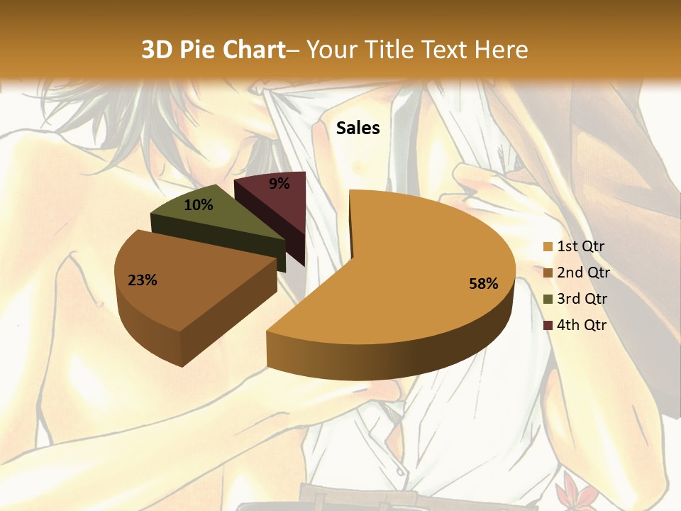 A Couple Of People Standing Next To Each Other PowerPoint Template