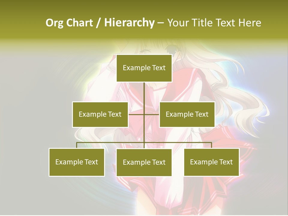 A Woman In A Red And White Dress With Long Blonde Hair PowerPoint Template