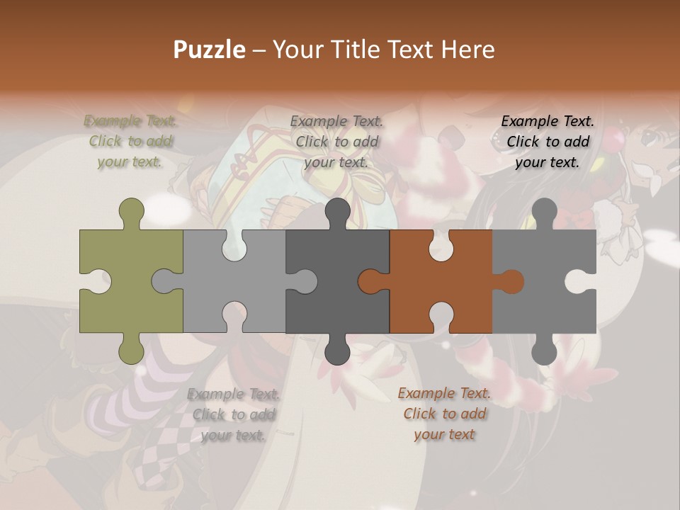 A Woman Holding A Teddy Bear In Her Arms PowerPoint Template