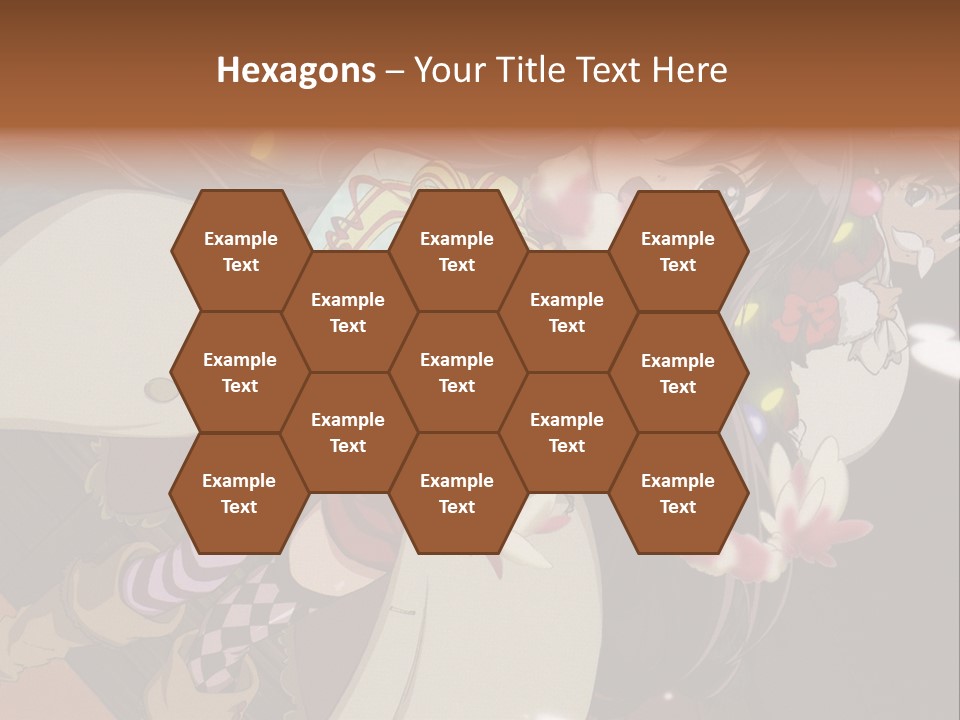 A Woman Holding A Teddy Bear In Her Arms PowerPoint Template