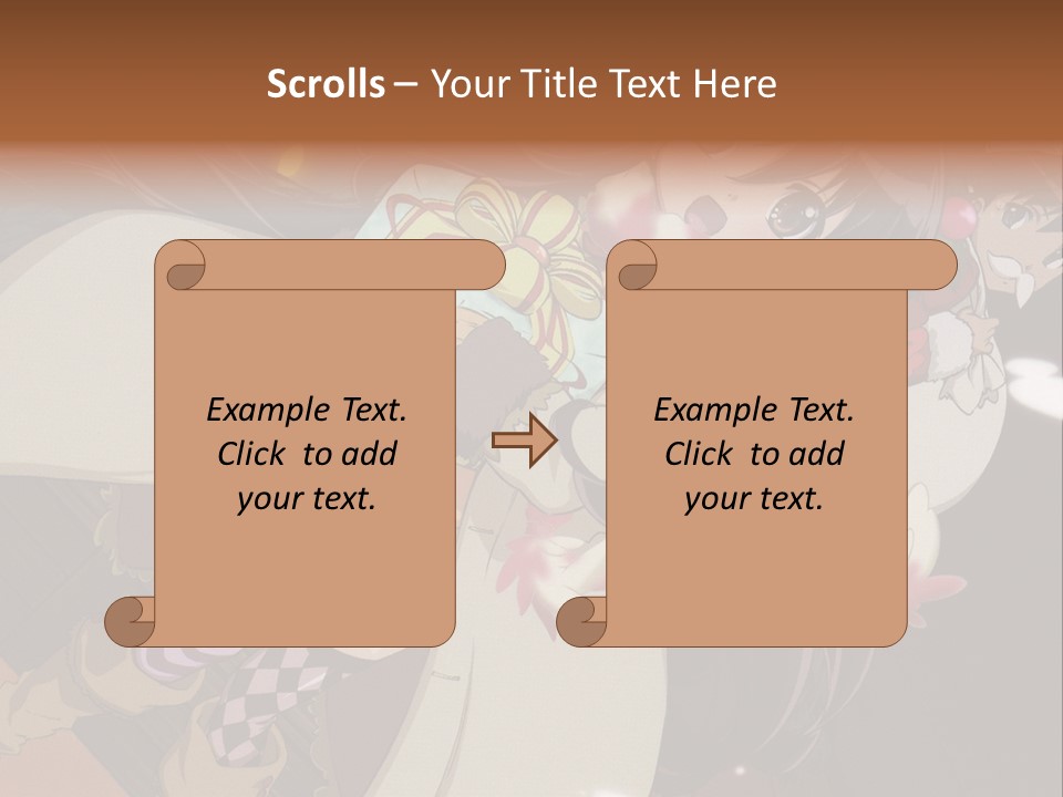 A Woman Holding A Teddy Bear In Her Arms PowerPoint Template