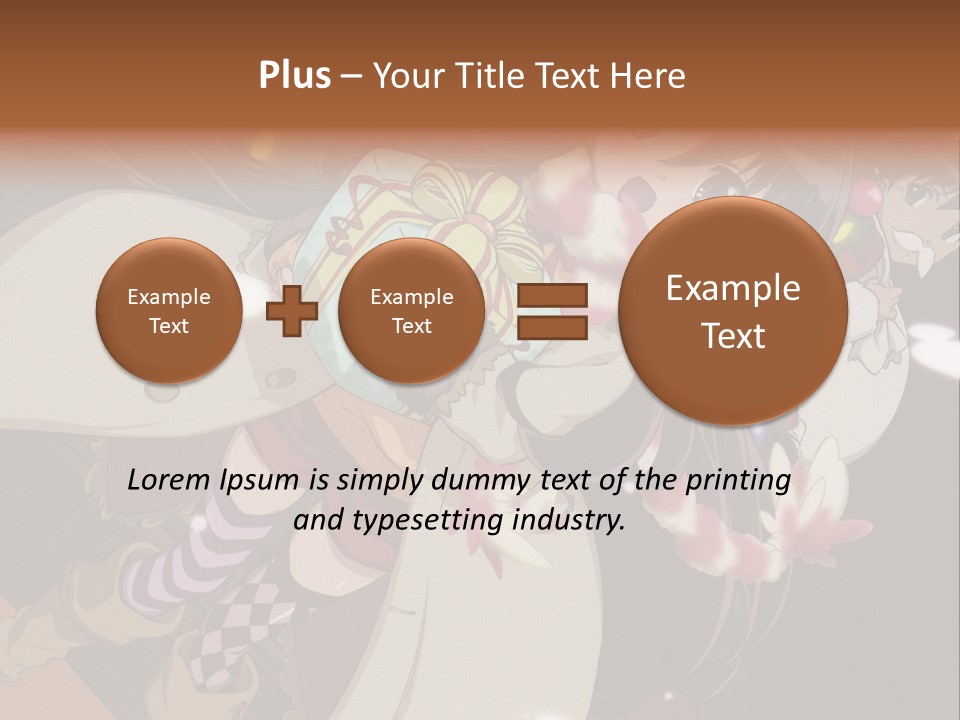 A Woman Holding A Teddy Bear In Her Arms PowerPoint Template