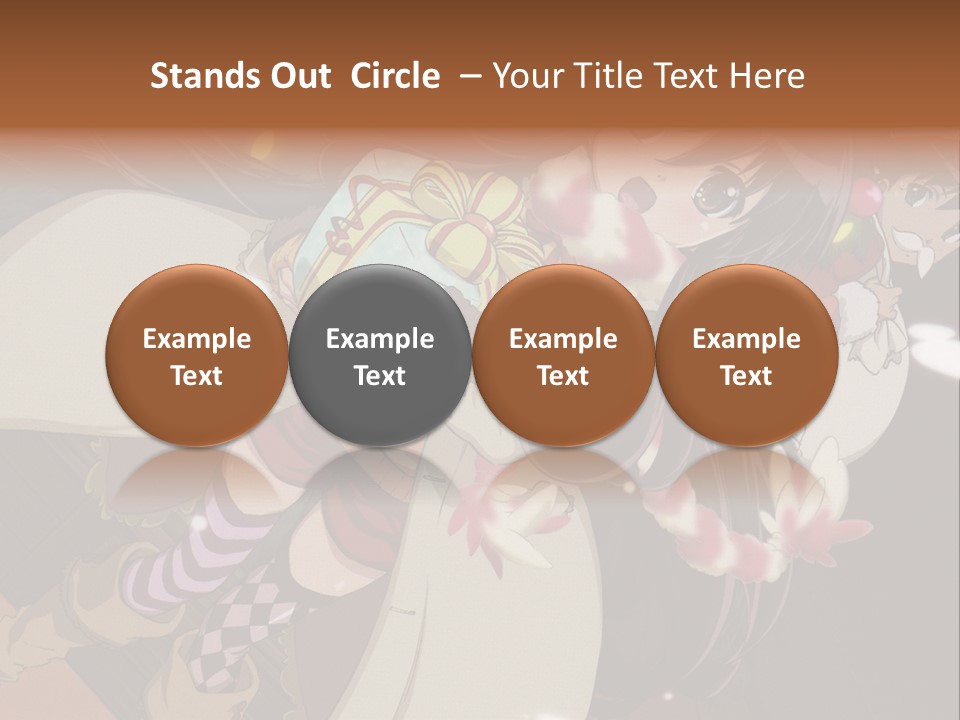 A Woman Holding A Teddy Bear In Her Arms PowerPoint Template