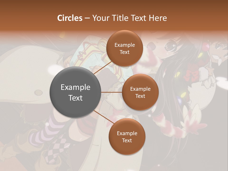 A Woman Holding A Teddy Bear In Her Arms PowerPoint Template