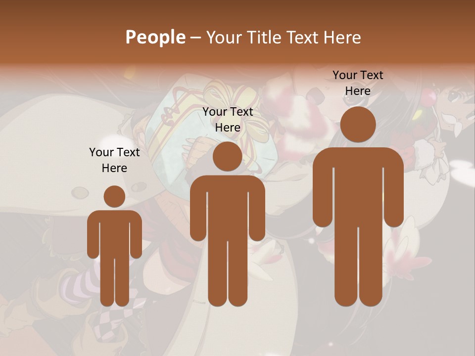 A Woman Holding A Teddy Bear In Her Arms PowerPoint Template