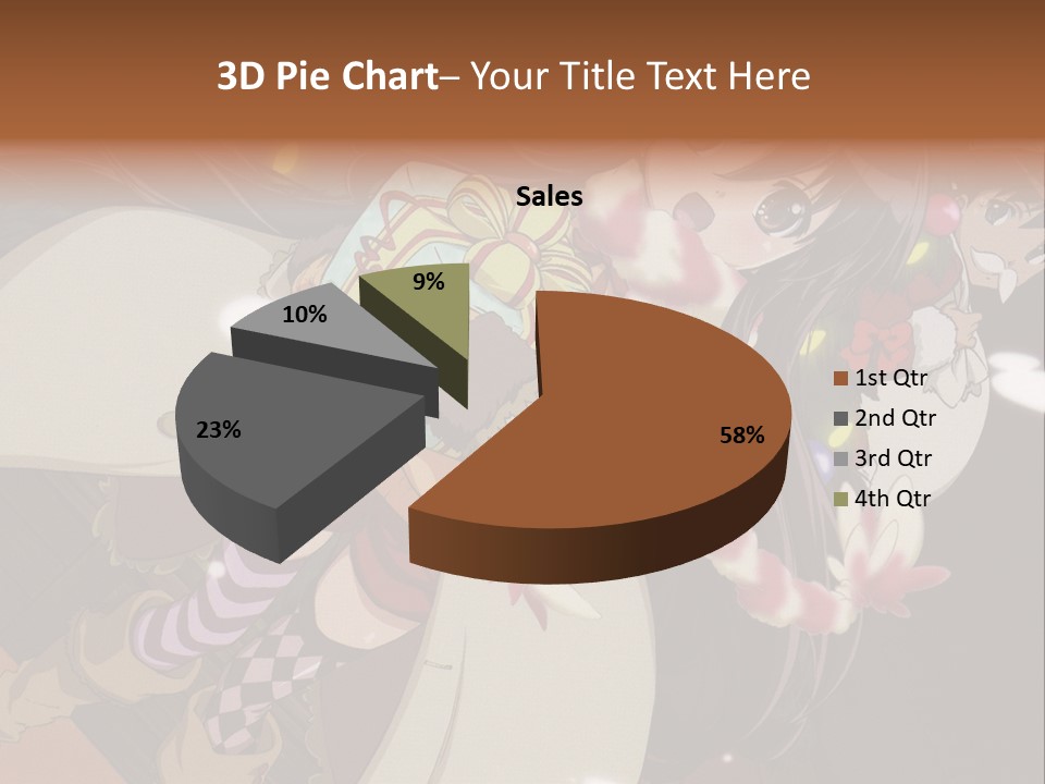 A Woman Holding A Teddy Bear In Her Arms PowerPoint Template