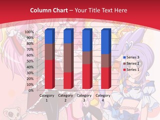 A Group Of Anime Girls Powerpoint Template PowerPoint Template