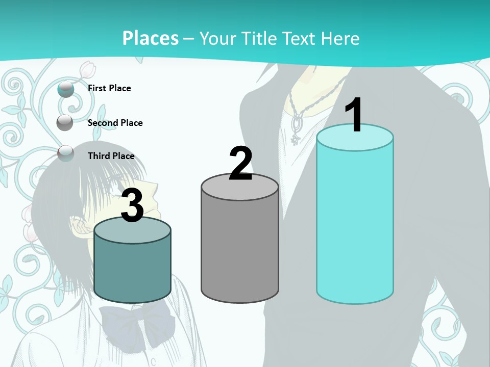 A Man And Woman Standing Next To Each Other PowerPoint Template