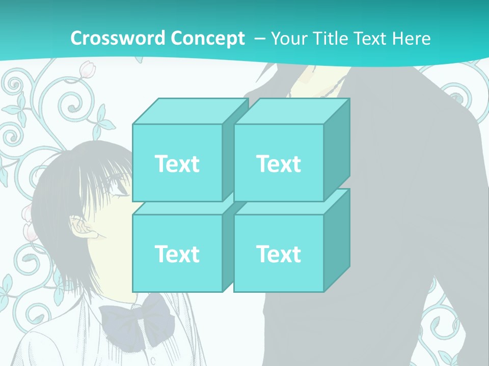 A Man And Woman Standing Next To Each Other PowerPoint Template