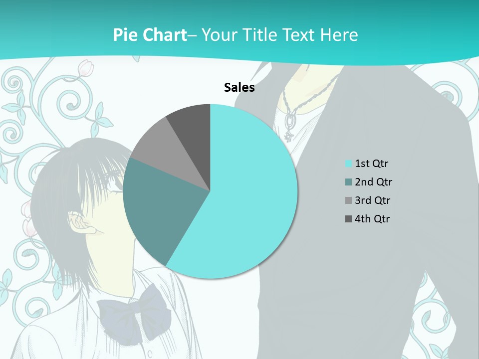 A Man And Woman Standing Next To Each Other PowerPoint Template