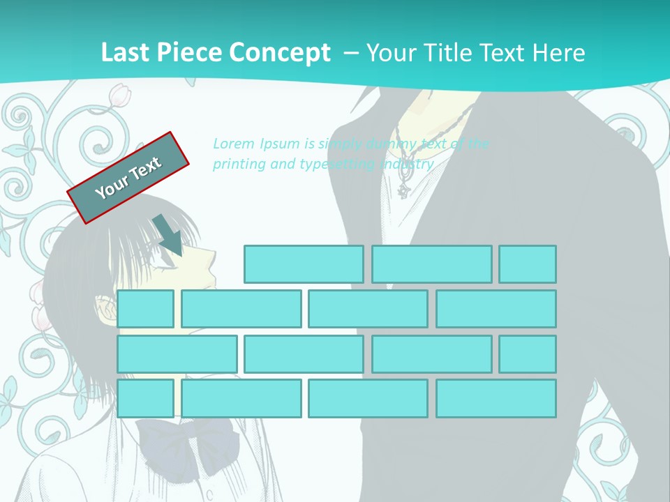 A Man And Woman Standing Next To Each Other PowerPoint Template