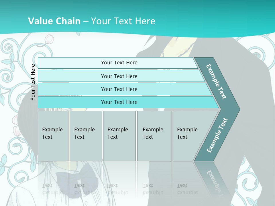 A Man And Woman Standing Next To Each Other PowerPoint Template