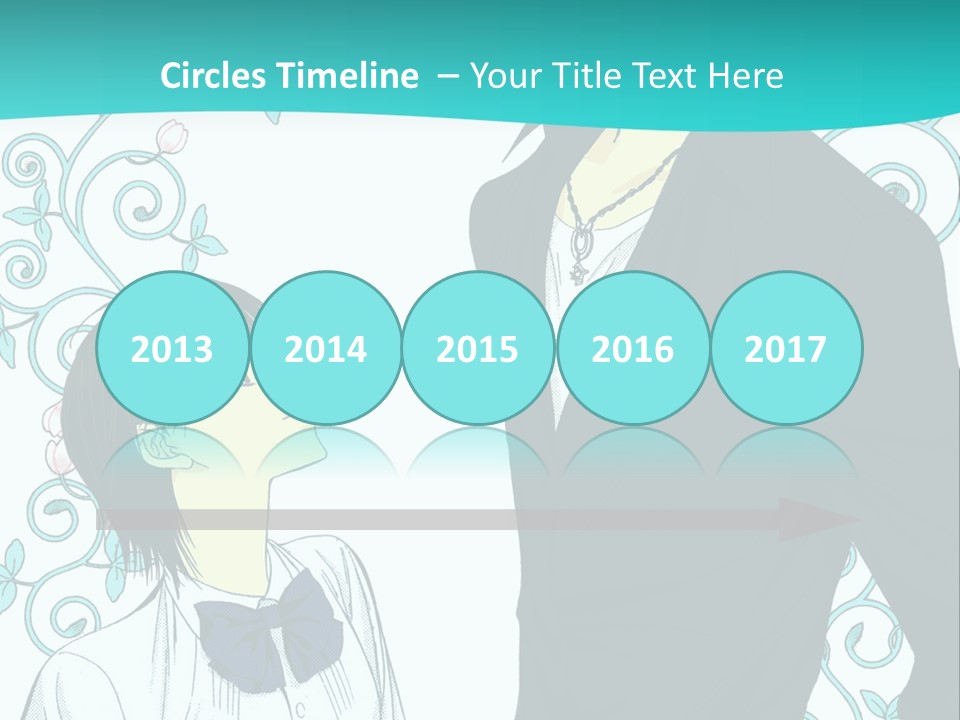 A Man And Woman Standing Next To Each Other PowerPoint Template