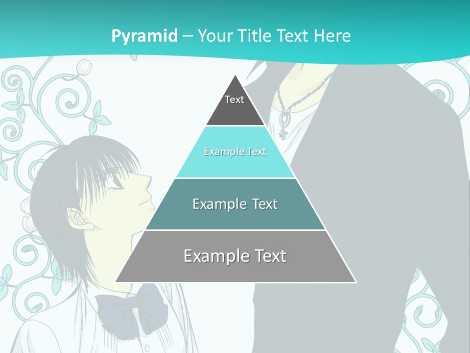 A Man And Woman Standing Next To Each Other PowerPoint Template